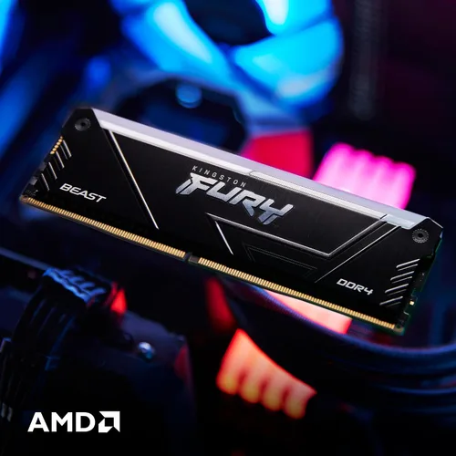 Vista 6 de Kingston Fury Beast KF432C16BB2A/8 - Memoria para computadora RGB 8 GB 3200MT/s DDR4 CL16 DIMM