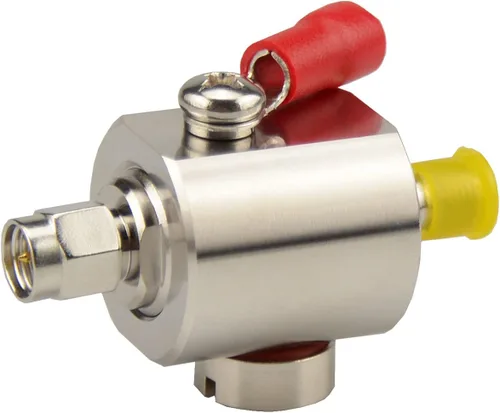 Vista 7 de Protector contra sobretensiones SMA Lightning Pararrayos con conector SMA macho a hembra 0-6GHz, elemento de tubo de gas reemplazable, 90V