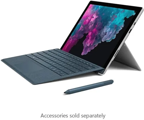 Vista 6 de Microsoft Surface Pro 6 (Intel Core i5, 8 GB de RAM, 128 GB SSD) Platinum (Renovado)