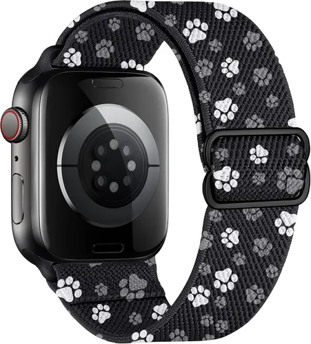 Vista 43 de Correas elásticas de nailon compatibles con Apple Watch de 1.496 pulgadas, 1.575 pulgadas, 1.614 pulgadas, 1.654 pulgadas, 1.732 pulgadas, 1.732