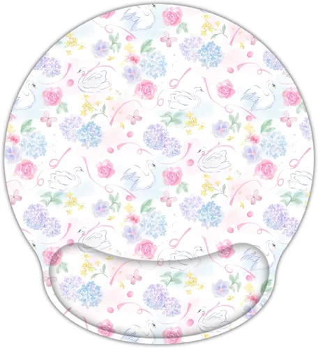 Vista 12 de RICHEN - Tapete ergonómico para mouse con soporte de muñeca, base de goma antideslizante para computadora, portátil y Mac, reposabrazos ligero