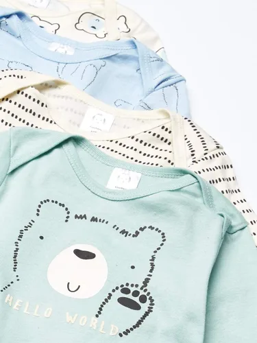 Vista 2 de Gerber Baby Boys 4-Pack Sleeper Gown Oso