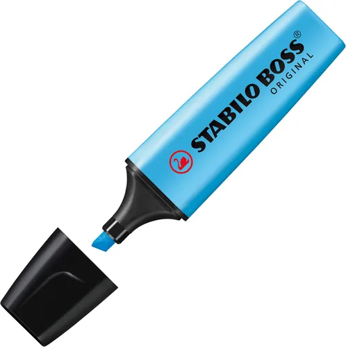 Vista 2 de STABILO BOSS - Resaltador original, azul, 0.197 in