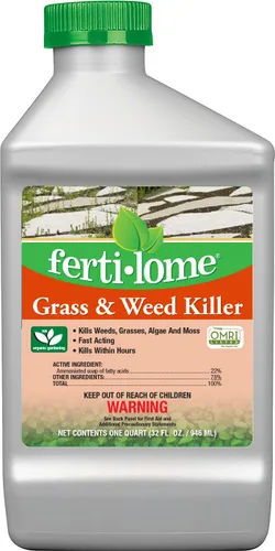 Vista 2 de Fertilome (16106) Asesino de hierba y malezas no selectivo, listo para usar, listado OMRI (32 onzas)