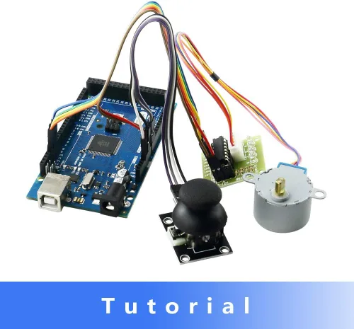 Vista 5 de Kit completo de iniciación de proyectos electrónicos STEM para Arduino con Mega2560, LCD1602, servo, motor paso a paso, sensores, tabla de pan