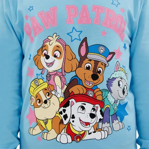 Vista 4 de Paw Patrol Pijama Chase Marshall Skye Everest para niña