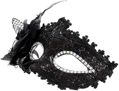 Vista 7 de Betogeth Masquerade Mask for Couples Women and Men - 2 Pack Venetian Silver free