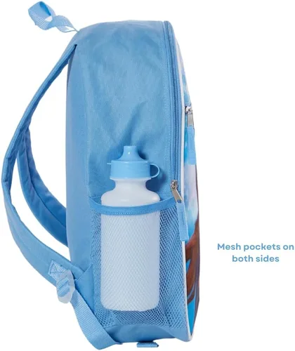 Vista 8 de Fast Forward Juego de mochila para niños, 16 pulgadas con bolsa de almuerzo y botella de agua