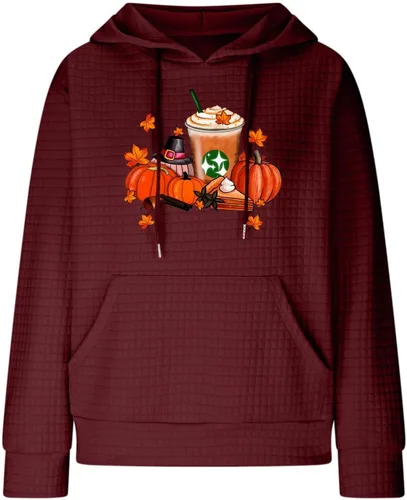 Vista 154 de SHAOBGE Sudaderas con capucha de gran tamaño para mujer, sudaderas con capucha para entrenamiento, suéteres casuales y cómodos trajes de moda