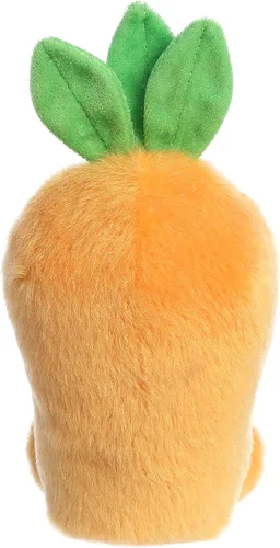 Vista 5 de Aurora® Adorable animal de peluche Palm Pals™ Cheerful Carrot™, divertido peluche coleccionable para niños y adultos, perfecto para decorar