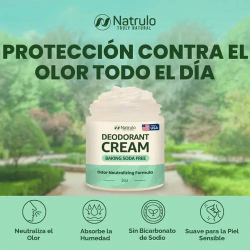 Vista 2 de Crema desodorante – Desodorante natural sin aluminio para todo el cuerpo