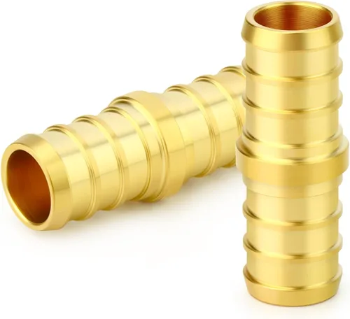 Vista 12 de GASHER 10 piezas sin plomo latón 1 "acoplamiento Pex, accesorios Pex de 1 pulgada para tubería Pex
