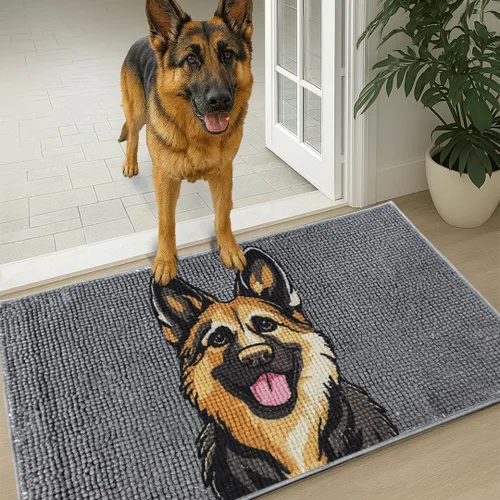 Vista 12 de Muddy Mat® - Tapete de microfibra altamente absorbente y alfombra para mascotas, antideslizante, grueso, lavable, suave de chenilla para cocina