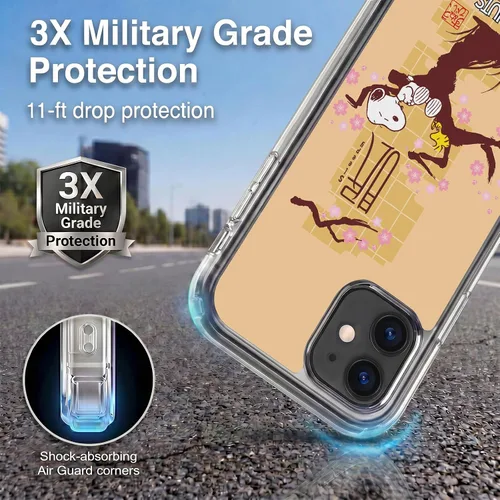 Vista 236 de Carcasa de gel para iPhone 7 Plus/iPhone 8 Plus, diseño de Snoopy Oriental de Peanuts, Badges