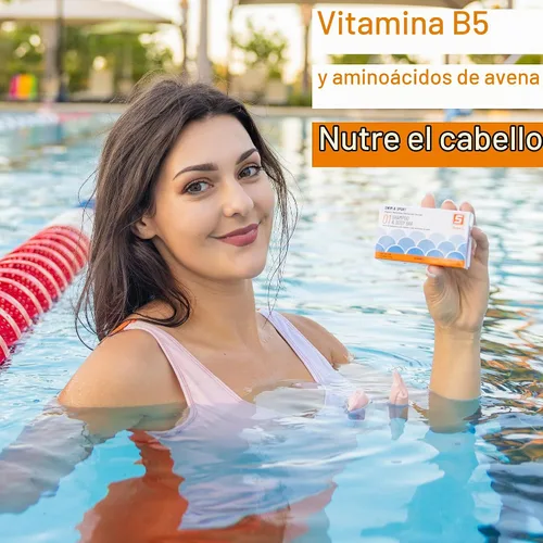 Vista 3 de Barra de jabón de champú de natación para cabello y cuerpo