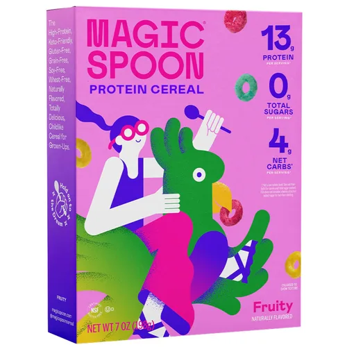 Vista 19 de Cereal Magic Spoon - Cereales Altos en Proteínas - Snacks Sin Azúcar y Comida para el Desayuno - Cereal Sin Granos y Sin Gluten - Snacks Saludables