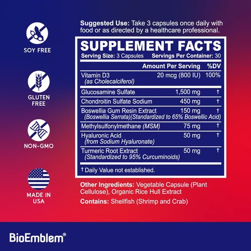 Vista 6 de BioEmblem Probióticos de belleza para mujeres y apoyo articular