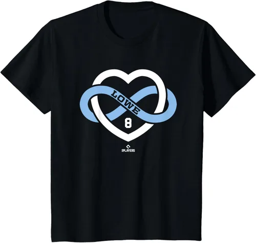 Vista 16 de Camiseta Infinite Love Brandon Lowe Tampa Bay MLBPA, Negro