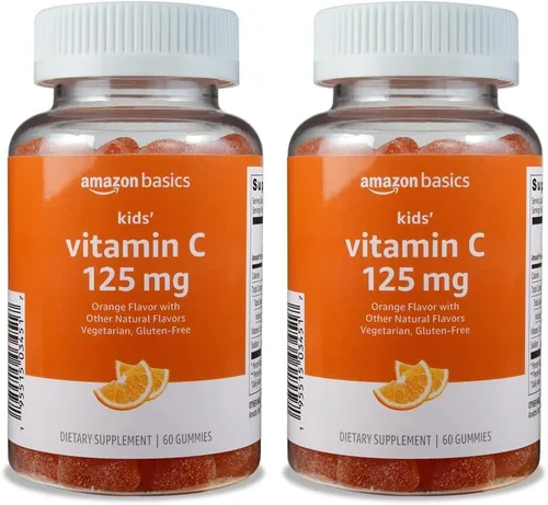 Vista 6 de Amazon Brand – Solimo Vitamina C 125 mg, 60 gomas, suministro de 2 meses