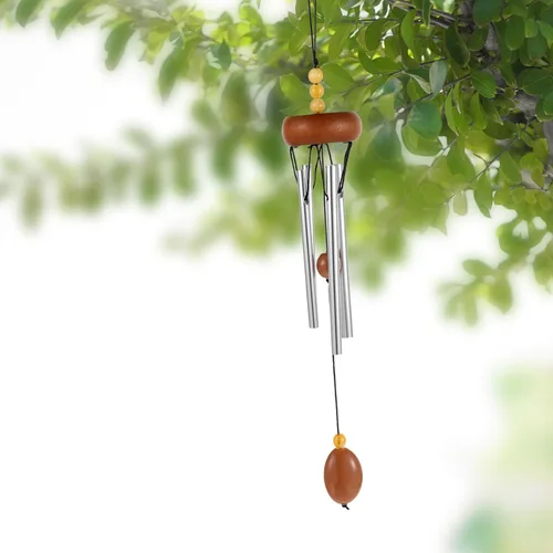 Vista 7 de Campanillas de viento pequeñas para exteriores, mini campanillas de viento para exteriores, adecuadas como regalo para patio, porche, decoración