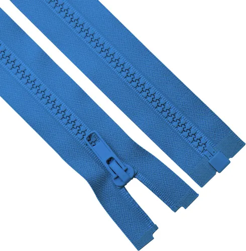 Vista 10 de Sawoake - 2 cremalleras separadoras #5 de 6 pulgadas para coser abrigos, chaqueta con cremallera, cremalleras de plástico moldeado negro a granel