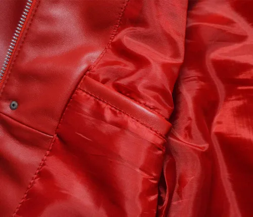 Vista 6 de Chaqueta Beat-It - Rojo - Piel sintética