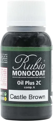 Vista 28 de Rubio Monocoat Muestra de Tinte y Acabado para Madera - Niebla 5% Aceite Plus Parte A Aceite de linaza para madera de secado rápido y ecológico