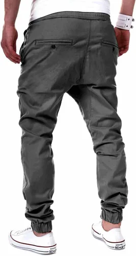 Vista 2 de Wangdo Pantalones cargo para hombre, pantalones casuales para entrenamiento, senderismo, exteriores, pantalones deportivos con bolsillos