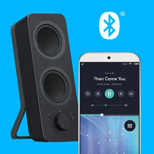 Vista 3 de Logitech Z207 Altavoces de ordenador estéreo 2.0 con Bluetooth