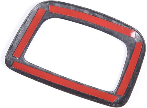 Vista 7 de Sekhyna Cubierta de botón del interruptor del maletero compatible con Corvette C8 Stingray 2020 2021 2022 2023 fibra de carbono real / ABS 1 pieza