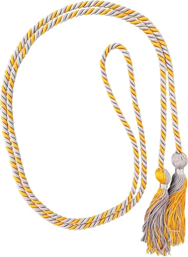 Vista 113 de Cordón de honor de graduación para graduaciones universitarias, escuela secundaria y más duradero y brillante (oro antiguo) - Paquete de 10