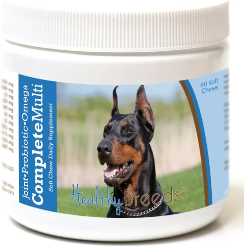 Vista 343 de Healthy Breeds Affenpinscher todo en uno multivitamínico suave masticable 60