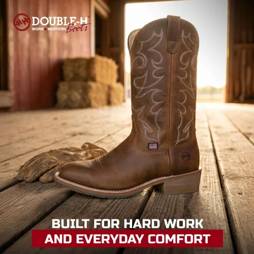 Vista 6 de DOUBLE-H Dylan 12" Work Boots for Men
