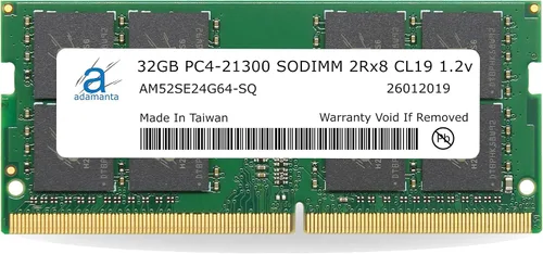 Vista 10 de Adamanta 16 GB (1x16GB) de memoria para laptop DDR4 2133 Mhz PC4-17000 SODIMM 2Rx8 CL15 1,2 V Notebook DRAM RAM