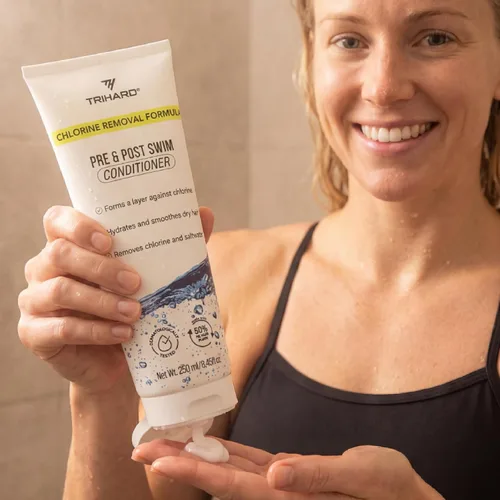 Vista 8 de TRIHARD Acondicionador de natación premium Defensa pre y post cloro Lujosa nutrición para el cabello