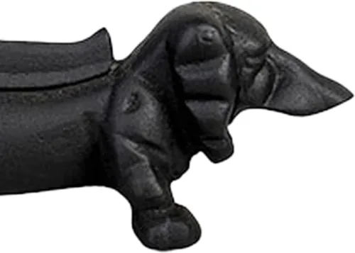Vista 6 de Esschert Design Rascador de botas Negro Dachshund