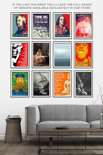 Vista 8 de John Dryden Art Print 'Hope' - Poster - Unique Gift/ Size: A3 (297 x 420 mm)