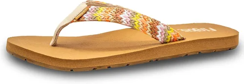 Vista 10 de Flojos Juno Weave Sandalia para mujer Aguamarina/Marrón Multi