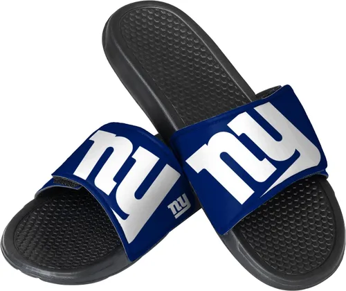 Vista 13 de FOCO mens NFL Team Cropped Big Logo Shower Sport Slide Flip Flop Sandals