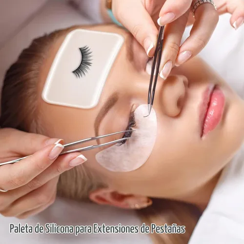 Vista 2 de 6 almohadillas de silicona para pestañas postizas para extensiones de pestañas, pestañas sueltas, herramientas de extensiones de pestañas