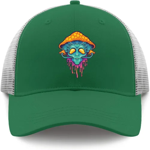 Vista 9 de devor Gorra de béisbol con diseño de hongos mágicos para papá, sombreros para hombres, con gráficos y ajustables