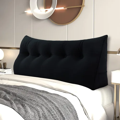 Vista 8 de Almohada de cuña para cabecero de cama Almohada pequeña de refuerzo para cabecera Almohada de lectura para sentarse en la cama para adultos, cojín