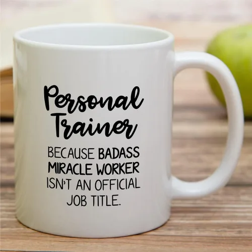 Vista 3 de Retreez Funny Mug - Taza de café de cerámica de 11 onzas para entrenamiento personal del mundo, divertida, sarcasmo, inspirador levantamiento