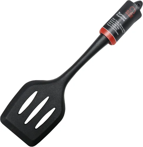 Vista 2 de Chef Craft Espátula/espátula de silicona premium, 11.75 pulgadas, color negro