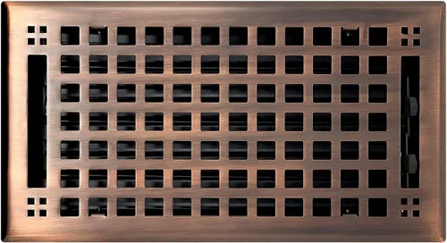 Vista 16 de Madelyn Carter Cubierta de ventilación de estilo artesanal contemporáneo, interior de acero fundido sólido, controla el flujo de aire, 2 x 10 Blanco