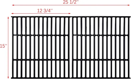 Vista 3 de 9865-54 Piezas de repuesto para rejillas de parrilla Broil King 9453-54 signet 20 70 90 320 986974 Broil-Mate 165154 6666-64 1551-54 1651-54