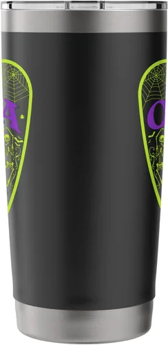 Vista 2 de Ouija Vaso aislado de acero inoxidable Neon Planchette