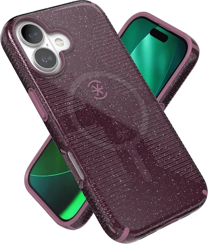 Vista 11 de Speck Funda transparente para iPhone 14 Plus, protección contra caídas, resistente a los arañazos, diseñada para MagSafe Slim iPhone 14 Plus de 6.7