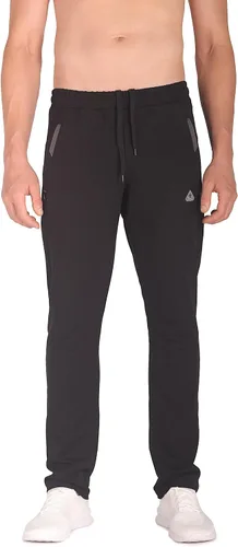 Vista 6 de SCR - Pantalones deportivos para hombre, pantalones atléticos de entrepierna larga color negro, gris y azul marino, 30L 32L 34L 36L 38L