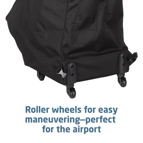 Vista 4 de Maxi-Cosi Paquete de viaje para silla de coche con ruedas, Negro